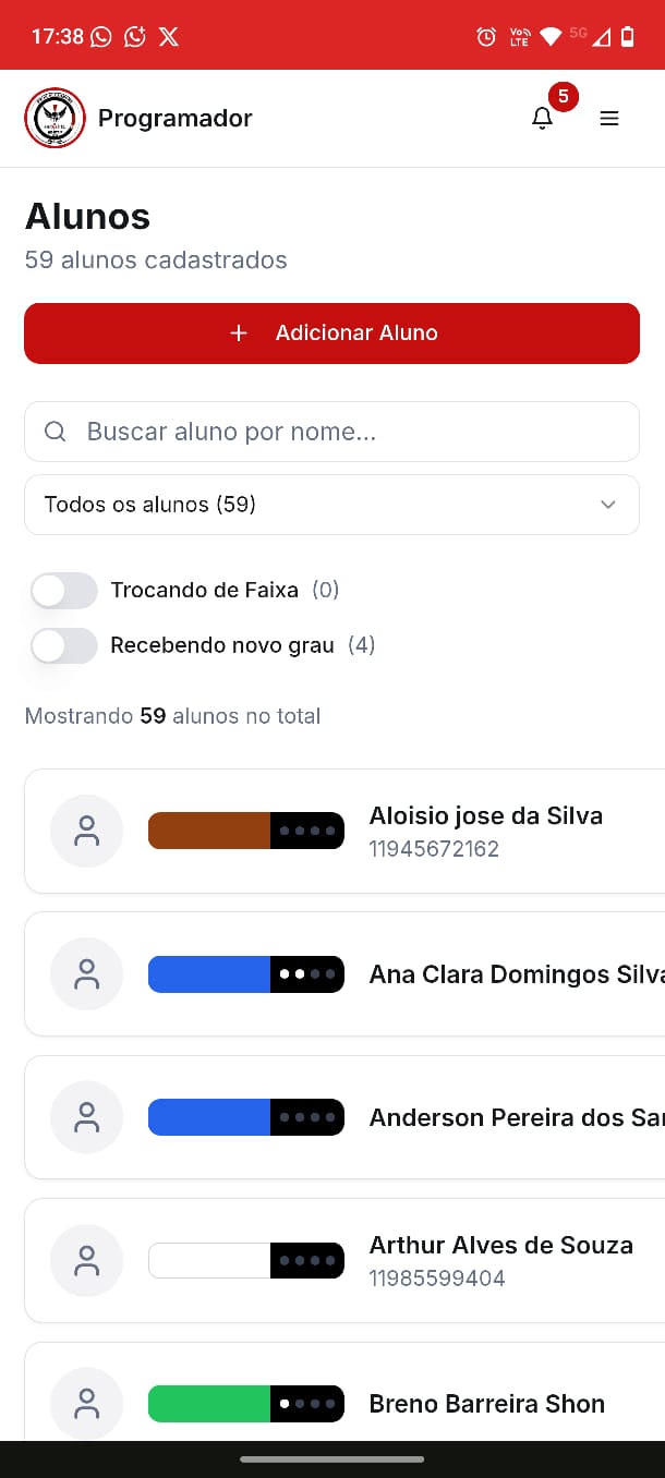 Esparta Jiu Jitsu — mobile